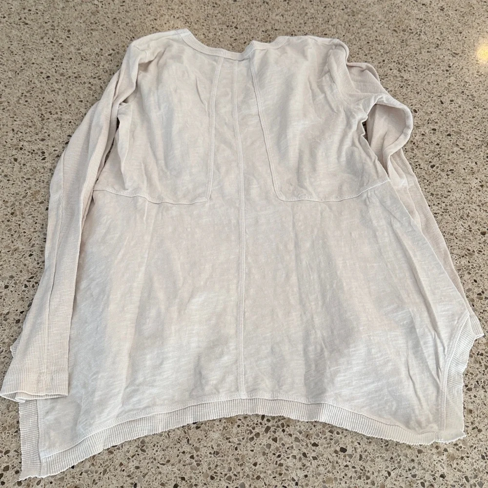 Wilt Cream Long Sleeve Top